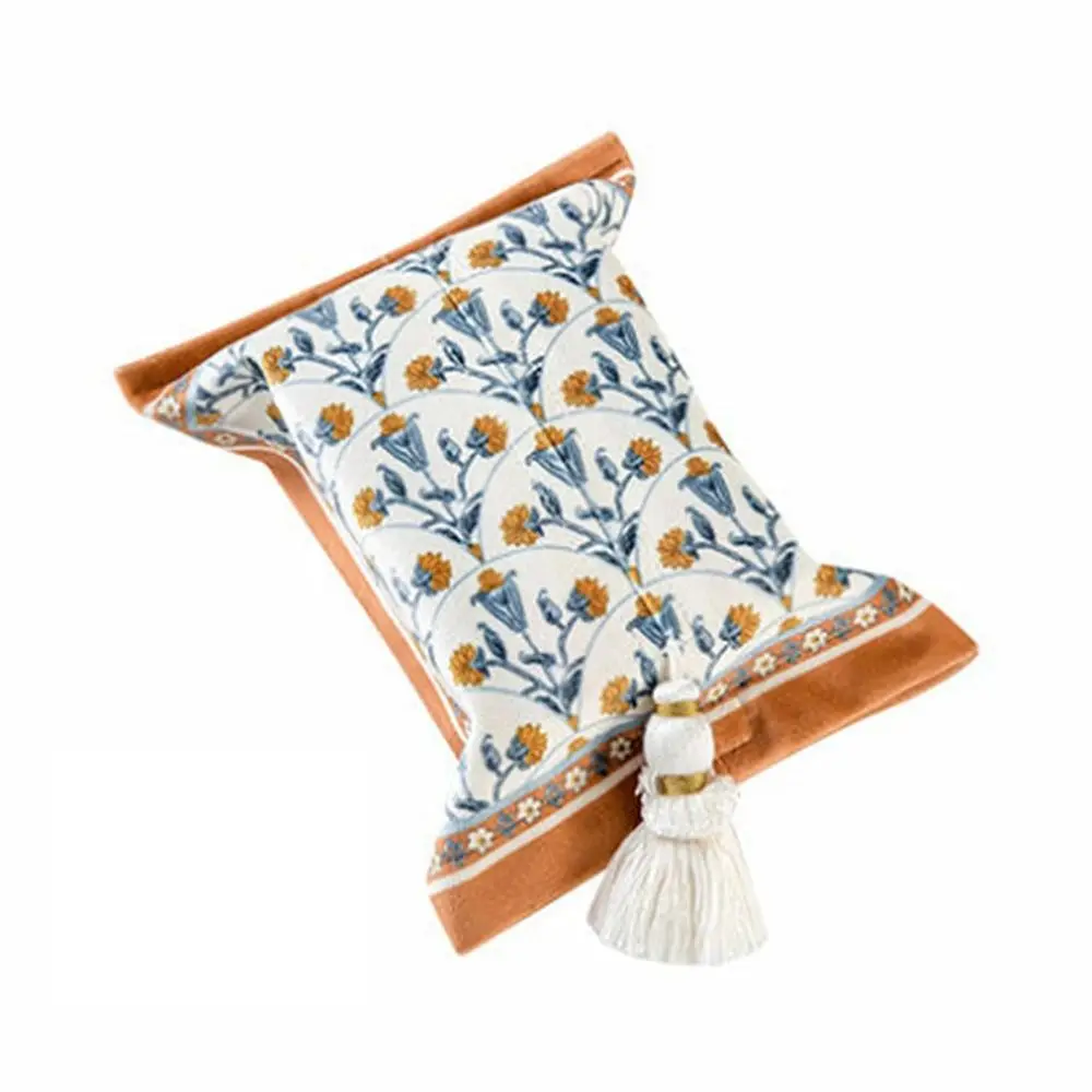 

Короткий плюшевый чехол для салфеток