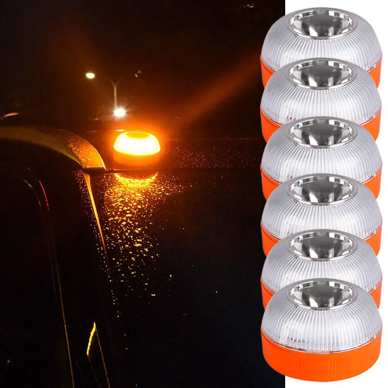 Магнитные 2 режима стробоскопические желтые сигнальные огни