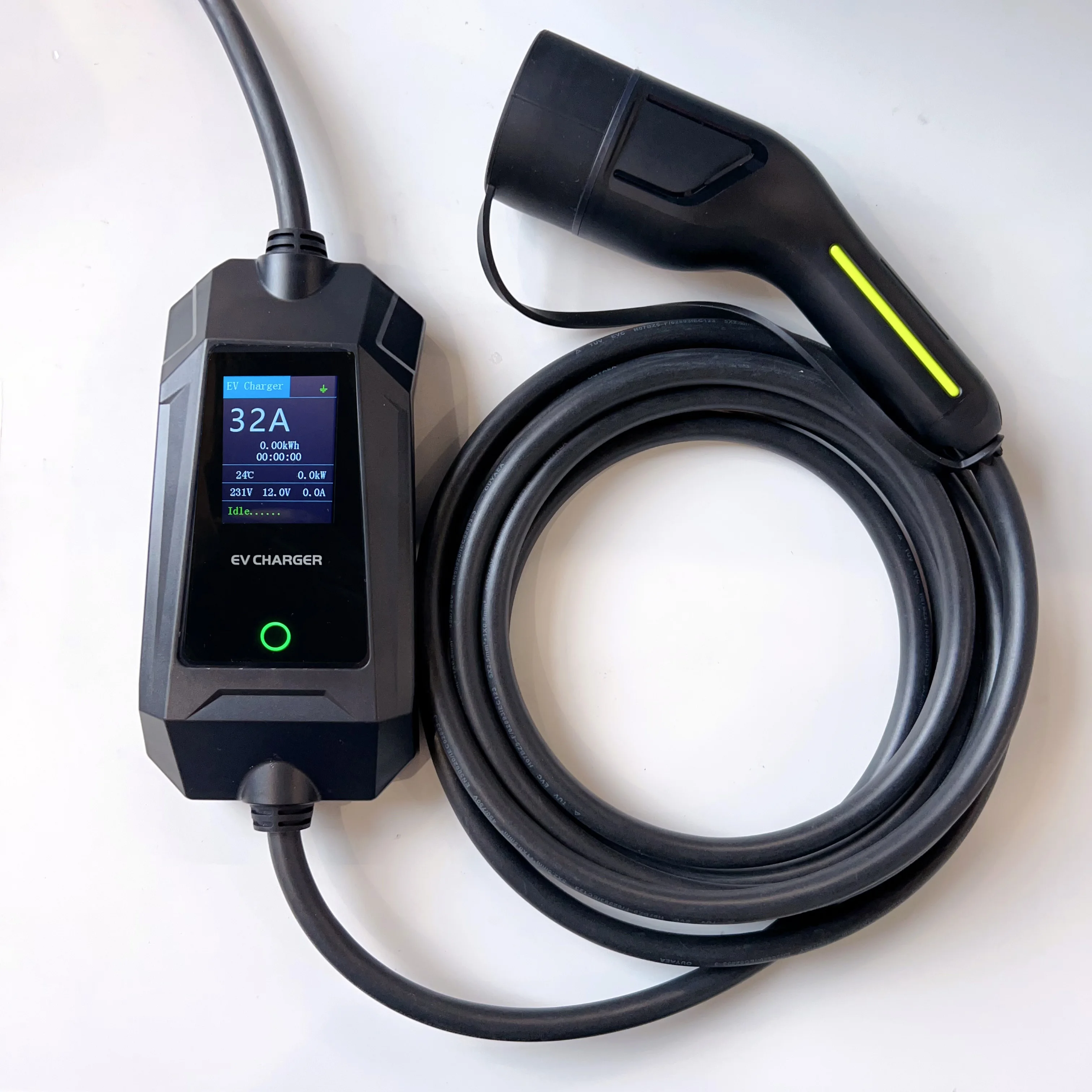 Портативное зарядное устройство для электромобилей Тип 2 электромобиль адаптер