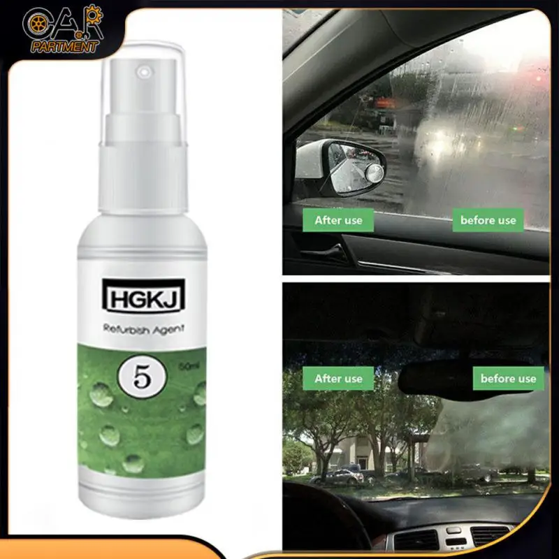 

HGKJ-5 Auto Anti-fog Agent Car Glass Nano Hydrophobic Coating Spray Automotive Antifogging Agent Glasses Helmet Defogging TSLM1