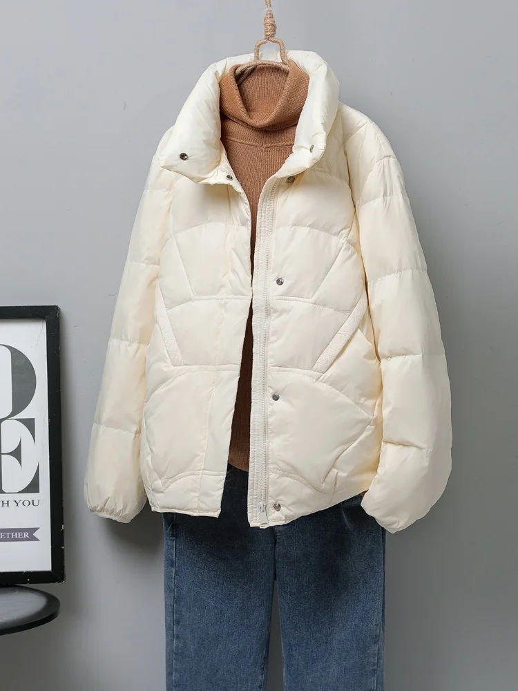 New Women Down Jacket Casual Style Autumn Winter Coats And Parkas Female Outwear