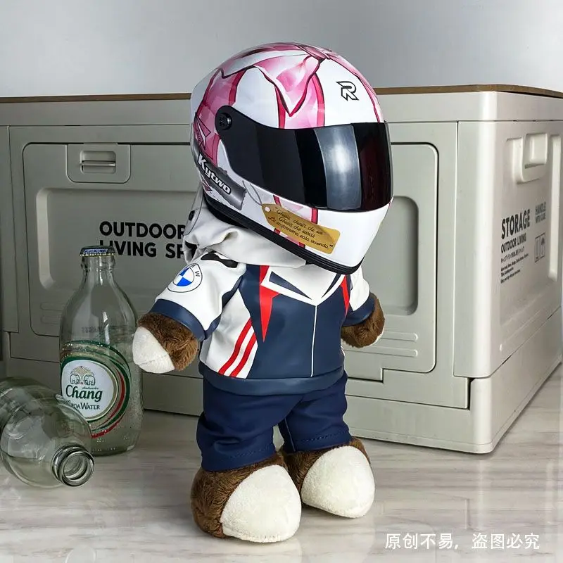 Подходит для мотоциклетных подвесок BMW Kawasaki шлем кошек и собак мини на все лицо