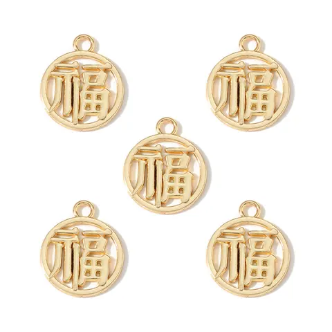 Подвески YuenZ с китайскими иероглифами 30 шт.