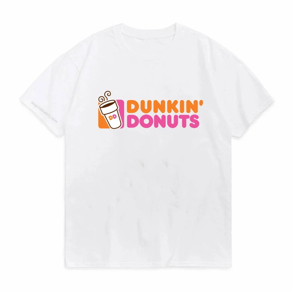 Фото Футболка Dunkin' Deez Nuts - Dunkin Deeznuts, топы в стиле Y2K, эстетичная одежда, графические футболки, мужские и женские футболки с круглым вырезом и принтом №2