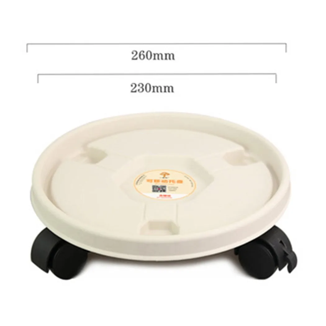 

Flowerpot Base Roller Plate Home Cottom Support Removable With Wheels Universal Durable Plant Saucer Garden Supplies