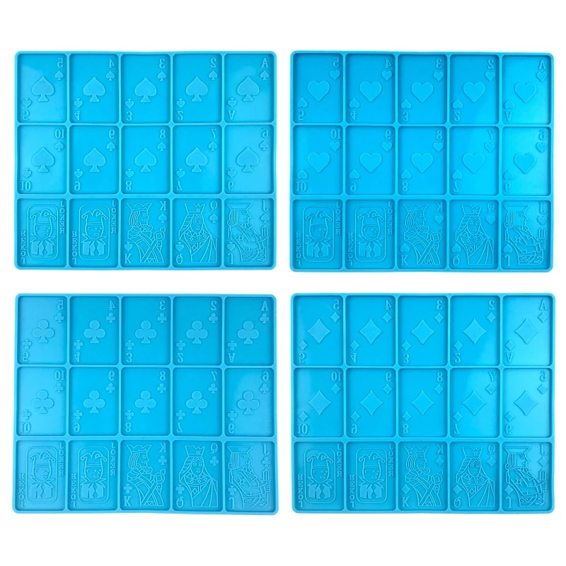 

L21E Playing Card Epoxy Resin Molds Large Divination Silicone Moulds for DIY Crafts