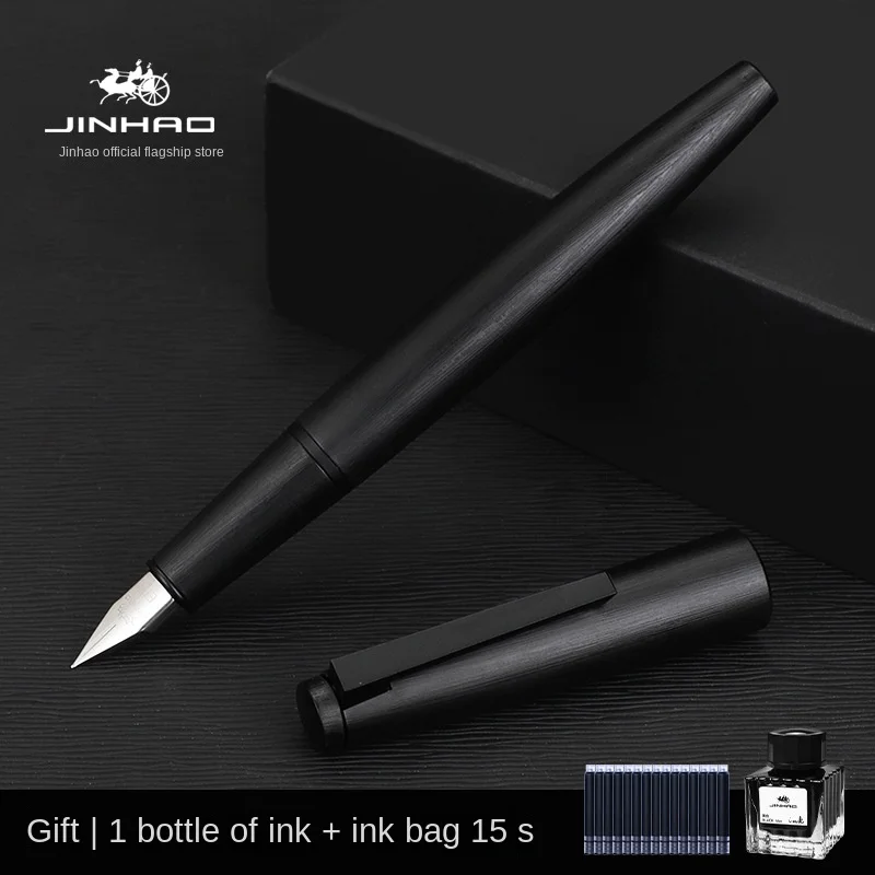 Pen 80 Fiber Black Word Practice Student Business Office Men's and Women's Art Elbow Hard Pen Calligraphy School Student