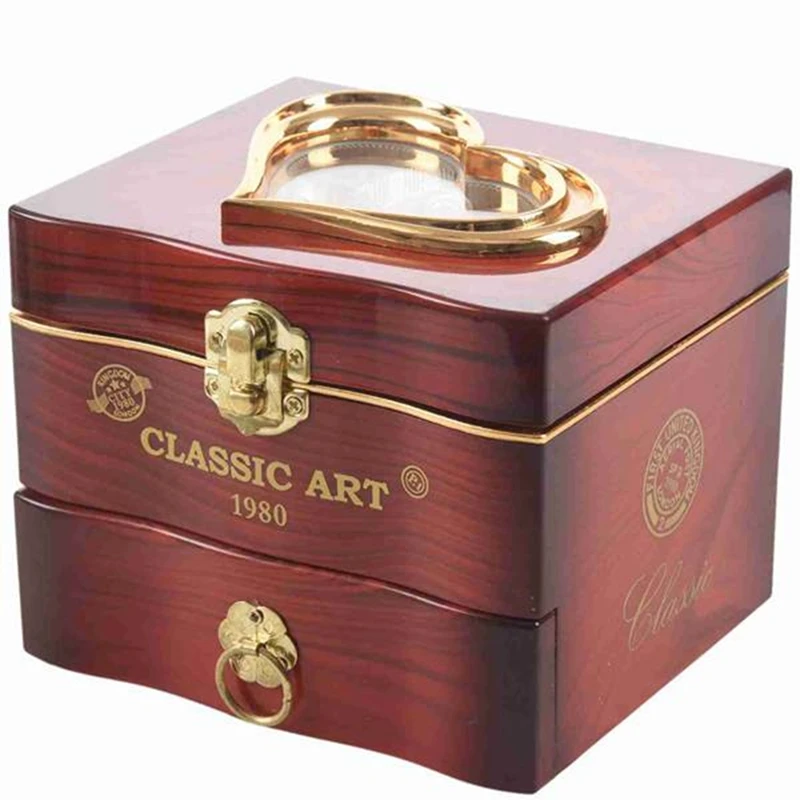 

Classic Rotating Dancer Ballerina Piano Music Box Clockwork Plastic Jewelry Box Girls Hand Crank Music Mechanism Gift