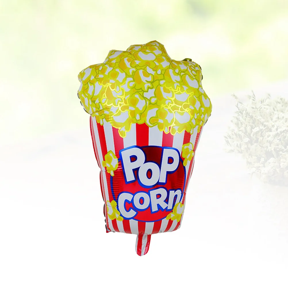 

Balloons Popcorn Movie Party Night Balloon Film Birthday Decorationsfoil Helium Aluminum Metallic Floating Carnival Kids