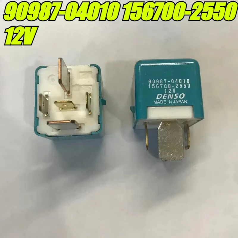 

(Совершенно новое) 1 шт./лот 100% оригинальное подлинное реле: 90987-04010 156700-2550 12 В 5-контактное автомобильное реле