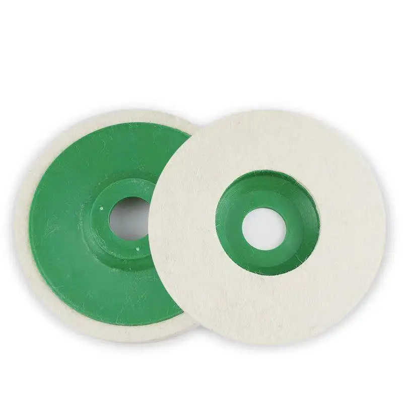 

1Pcs 5inch 125mm Wool Polishing Wheel Angle Grinder Buffing Disc Grinding Sanding Pads For Glass Ceramics Stone Metal Jewelry