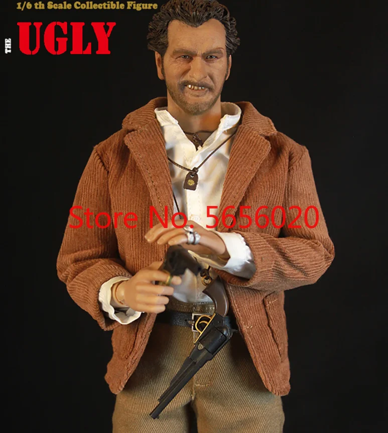 

Западный ковбойский телефон RM044 голова скульптура одежда костюм 1/6 Коллекционная экшн-фигурка игрушка кукла модель тела