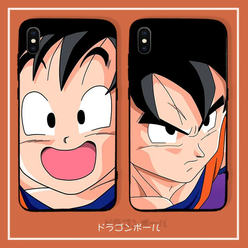

Anime Dragon Ball Phone Case for IPhone6/7/8Plus Son Goku iPhone X Soft Case
