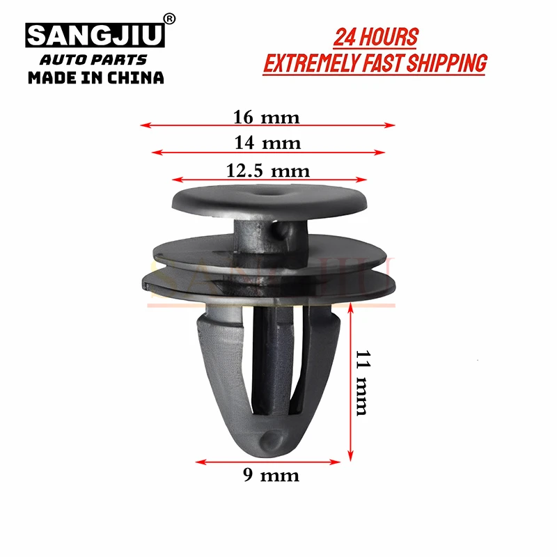 

20 шт., совместимые с Honda Acura Accord Civic Mitsubishi Pajero Mazda Subaru Hyundai Kia, зажим для обшивки двери 91560-SP0-003