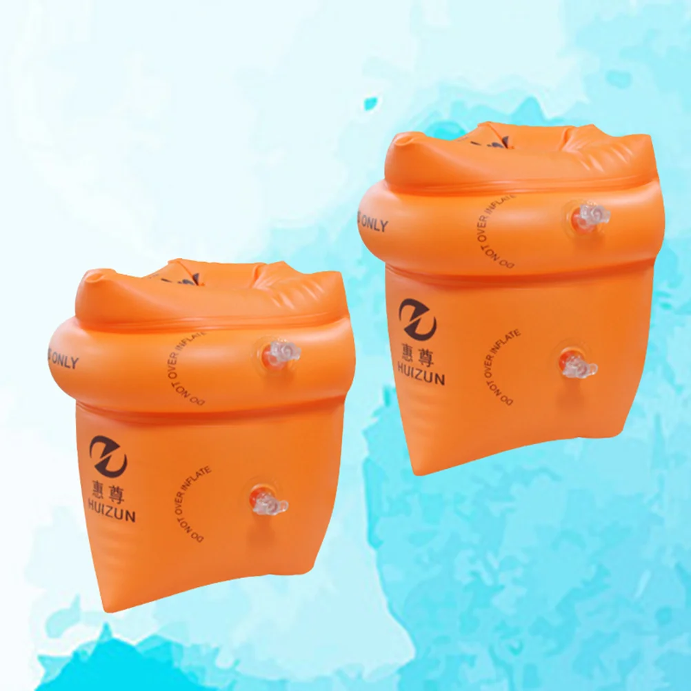

2pcs Swimming Arm Bands Waterproof Functional Float Inflatable Roll Swimming Arm Rings for Children