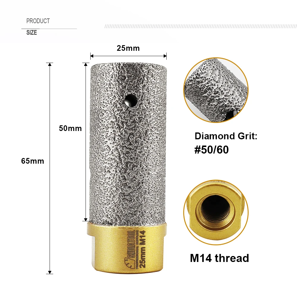 SHDIATOOL 1 шт. алмазные фрезы диаметром 10-25 мм, фрезы для увеличения керамической плитки, камня, столешницы, фарфора, мрамора, полировки