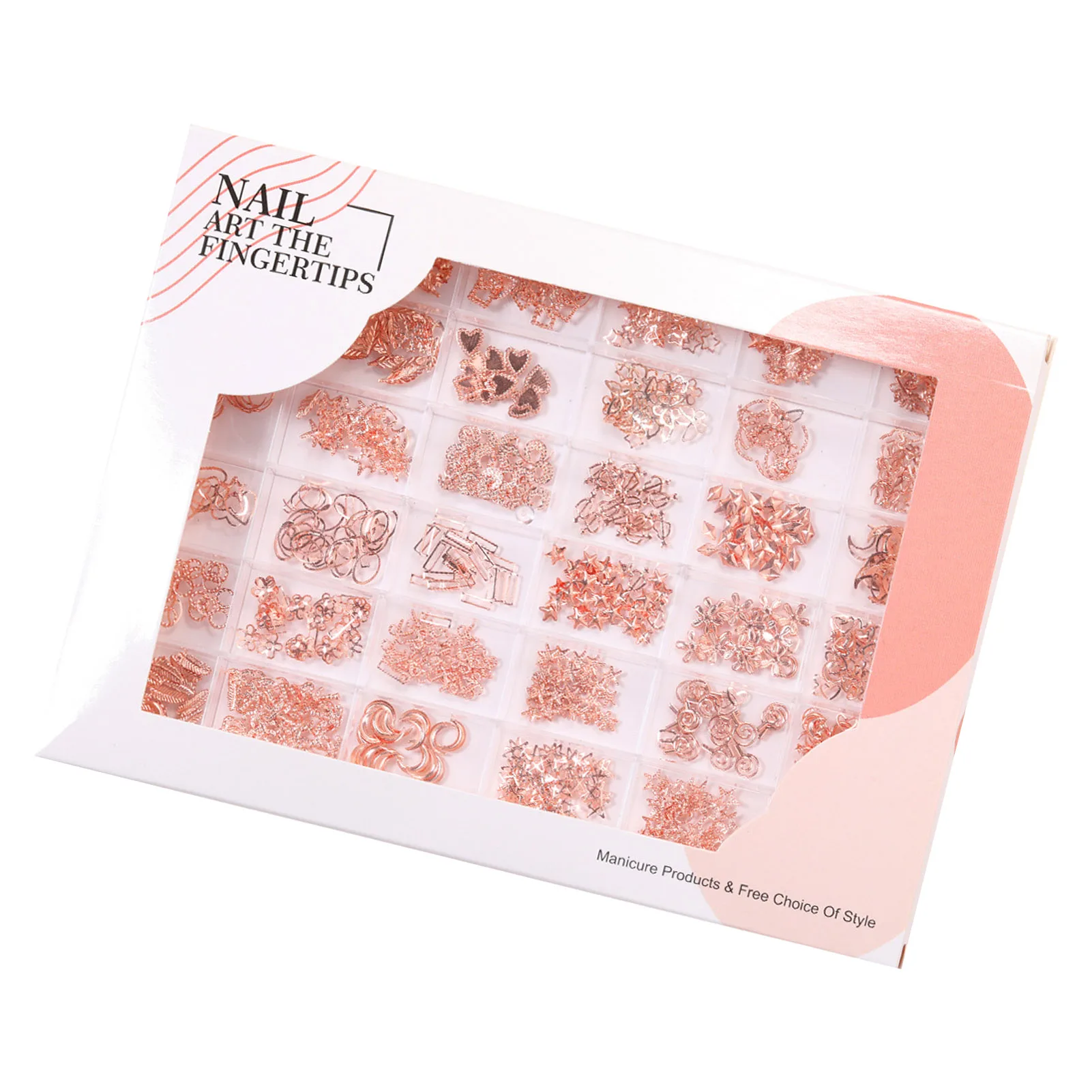 

3D Rivet Studs For Nails Nail Sequins For Nail Art Supplies Accessories Rose Gold Rivet Studs For Nails DIY 3d Nail Art