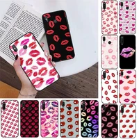 fhnblj sexy girl red lips kiss phone case for redmi k20 4x go for redmi 6pro 7 7a 6 6a 8 5plus note 9 pro capa