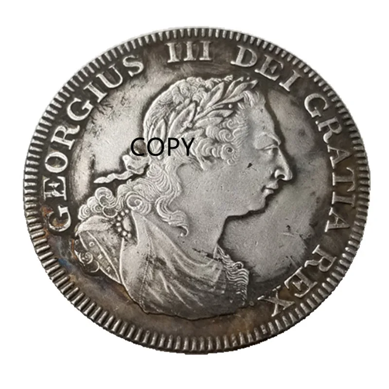 1808 اسكتلندا تاج جورج الثالث نسخة طبق الاصل نسخة عملة عملات معدنية تذكارية لهواة التجميع ميدالية الحرف المقتنيات