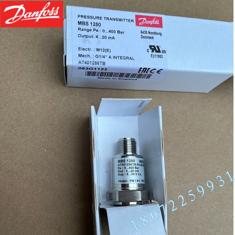 Датчик давления Danfoss MBS1200 063G 27710 - 10 бар для экскаваторов LiuGong (art.: 3920d4e076ea1) - 3920d4e076ea1