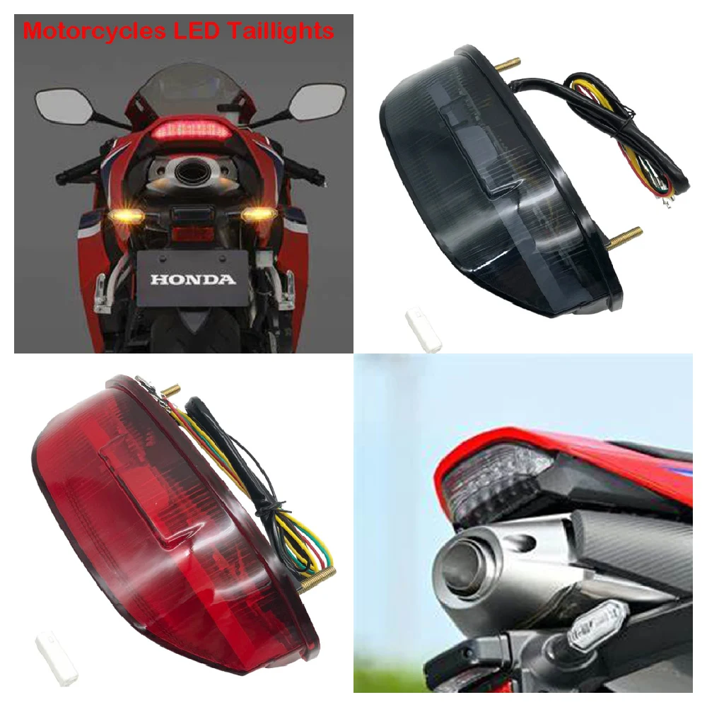Фото Задний фонарь для мотоцикла Honda CBR600RR ABS CBR 600RR CBR600 RR F5 2013-2024, интегрированный стоп-сигнал и указатель поворота №1