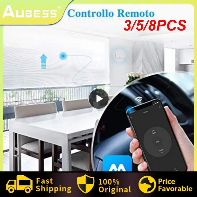 

3/5/8PCS Wifi Rf Compatible App Control Diy Tuya Window And Light Switch Panel Wireless Remote Control Switch