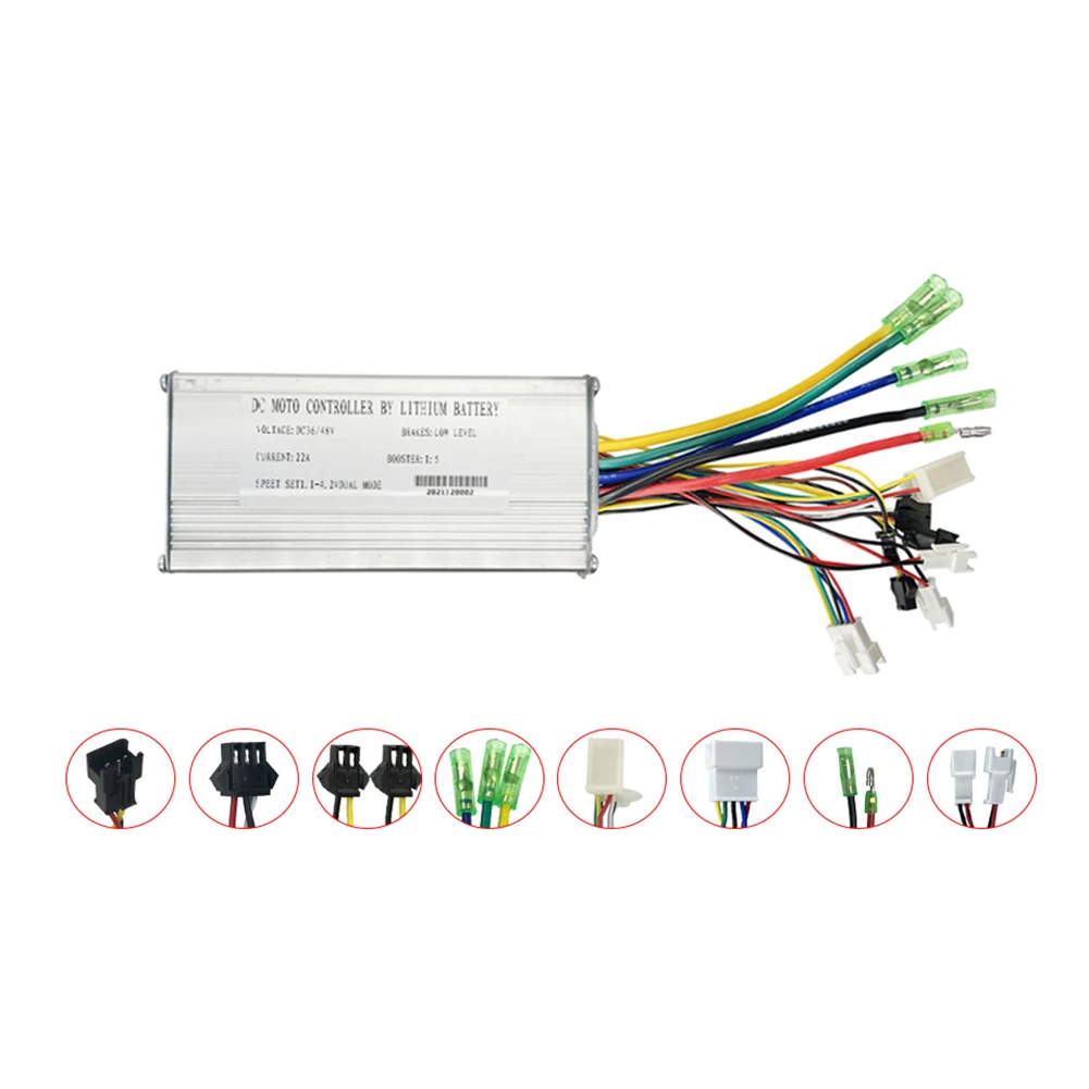 

JN-22A Controller 9-FET Brushless Ebike Electric Bicycle For 500W Hub Low Level Brakes Motor UART 22A 9 Mosfet
