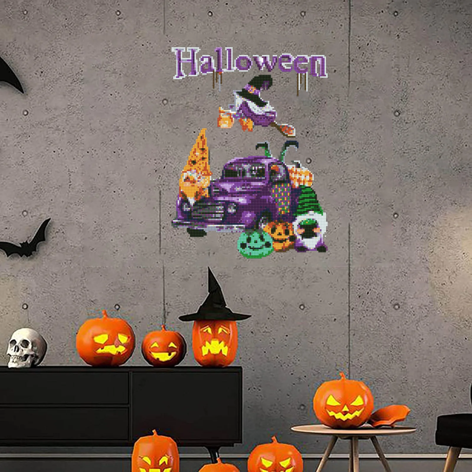 Алмазная живопись на Хэллоуин креативные Бесплатные Стикеры 5D сделай сам