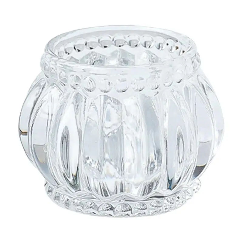 S Glass Clear Tealight Holders Decorative Candle Stands For Wedding Centerpieces Home Dining Table Decor