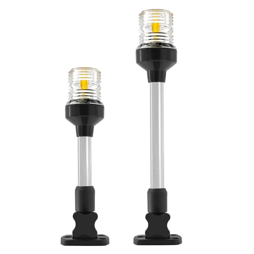 

9"/12" Led Folding Down Stern Lights 360 Degree Ip66 Waterproof Marine Yacht Accessories For Fishing Boats