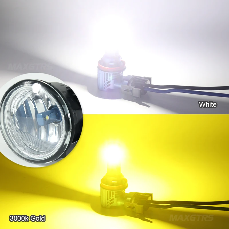 MAXGTRS 2x Turbo LED H7 H4 LED Headlight Bulb for Car Head Light HB3 9005 HB4 9006 H8 H9 H11 Auto Headlamp 12V 70W 17000Lm images - 6
