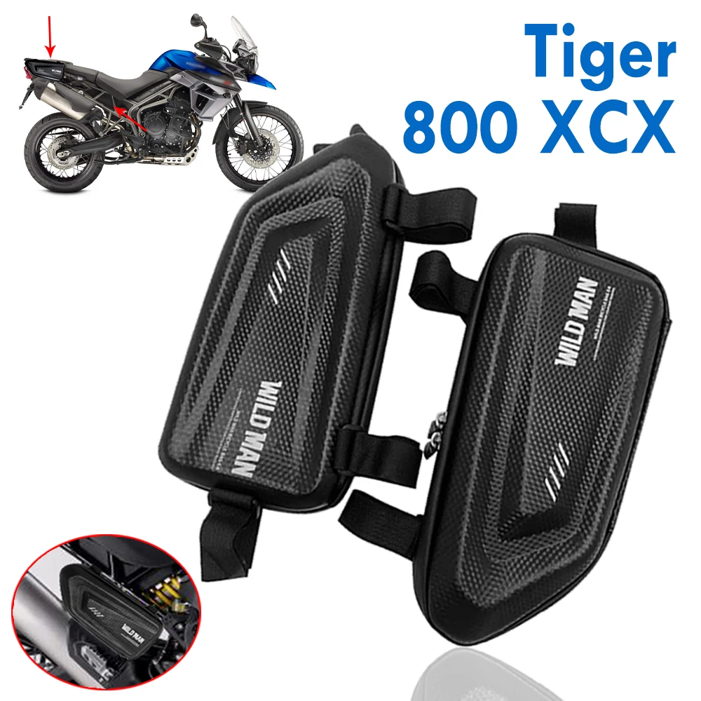

Модифицированная Боковая Сумка для мотоцикла Tiger 800 XC XCa XR XRx XRt, водонепроницаемая треугольная Боковая Сумка, жесткая оболочка 800, аксессуары XCx