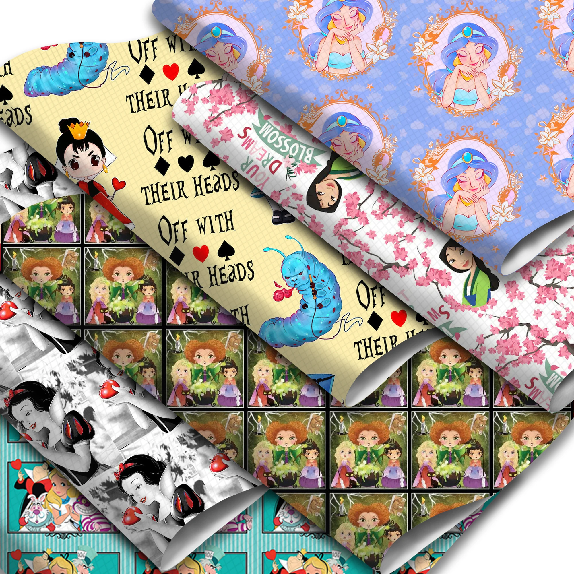 Disney Принцесса Эльза Жасмин 20*33 см Печать искусственная Синтетическая кожа