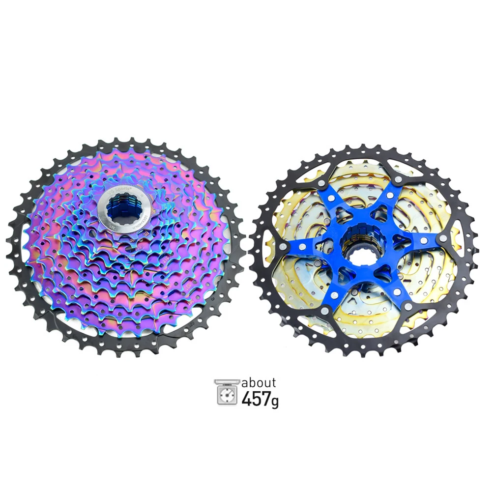 

VG Sports MTB Road Bike 11 Speed 11-42T Colorful Cassette Freewheel For-Shimano Bicycle Accessories Brake Road Mountain Bike