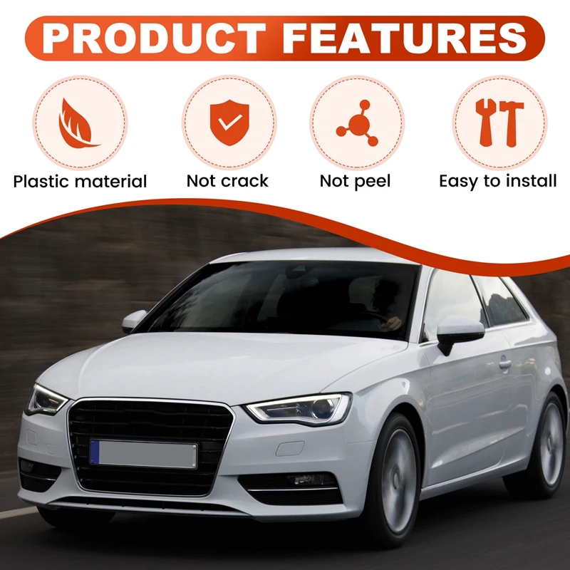 Хромированная накладка на переднюю внешнюю дверную ручку для A4 B9 Avant 2016-2023 A5 F5 Q5 FY