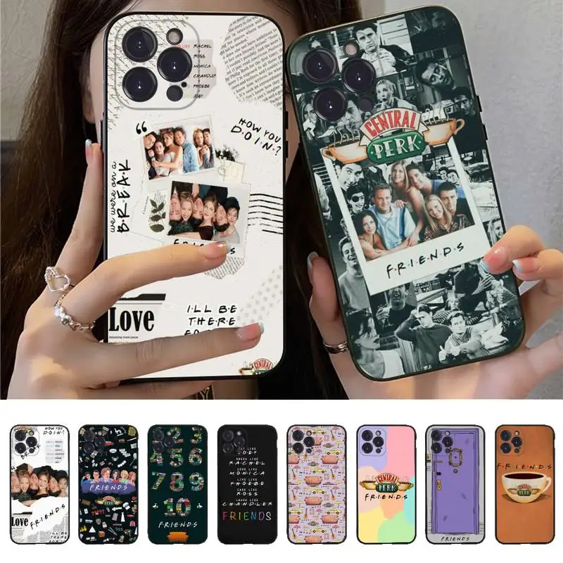

Central Perk Coffee friends tv show how you doin Phone Case for iPhone 11 12 13 mini pro XS MAX 8 7 6 6S Plus X 5S SE 2020 XR