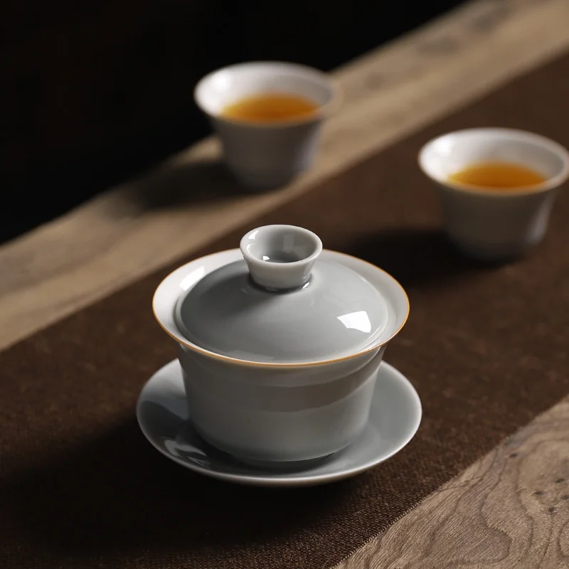 

Ceramic Tea tureen Gaiwan Single Sancai Tea Cup Kung Fu Tea Bowl