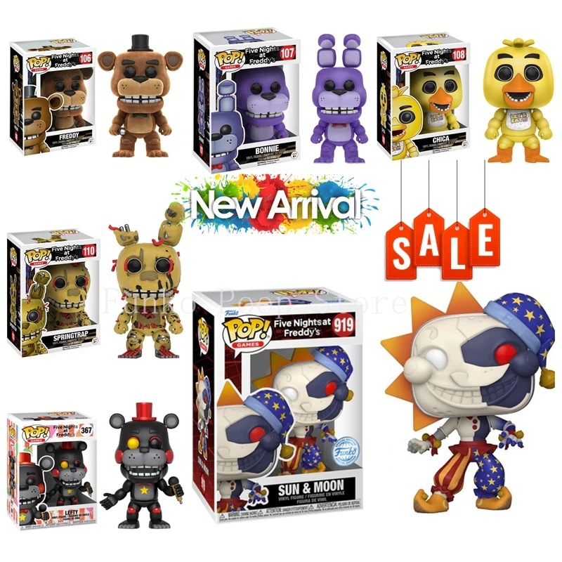 НОВЫЙ Funko POP Movies & TV SUN & MOON 2025 года # 919 Монстры, экшн-игрушки, фигурки аниме, модель, виниловая фигурка, ПВХ, подарочные игрушки (art.: 3920cf2e6631b) - 3920cf2e6631b