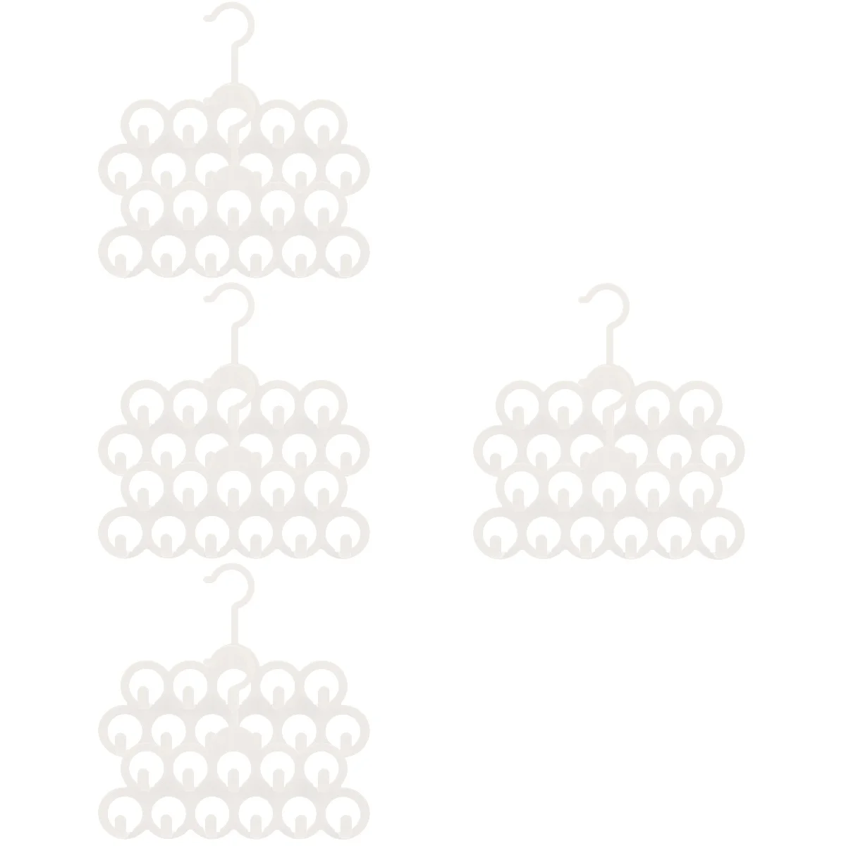 

8 Hanging Hook Rack Holder Wardrobe Storage Hangers Household Storage Rack