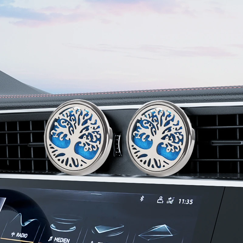 Освежитель воздуха из сплава и нержавеющей стали в виде дерева