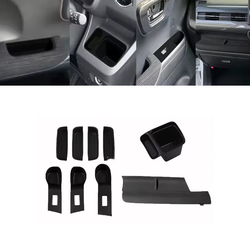 

Для Honda N-WGN 2019-2025 силиконовый центральный контроль для хранения чашки с водой, чехол для пилота, защита переключателя окна двери автомобиля