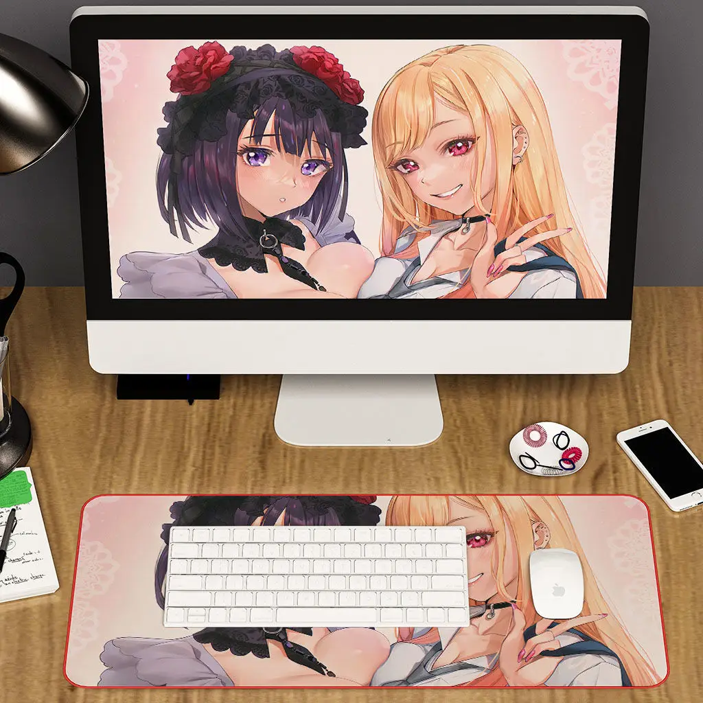 

Anime My Dress-Up Darling Kitagawa Marin Thicken Laptop Mice Mat Cosplay Table Keyboard Large Mousepad Mat Playmat