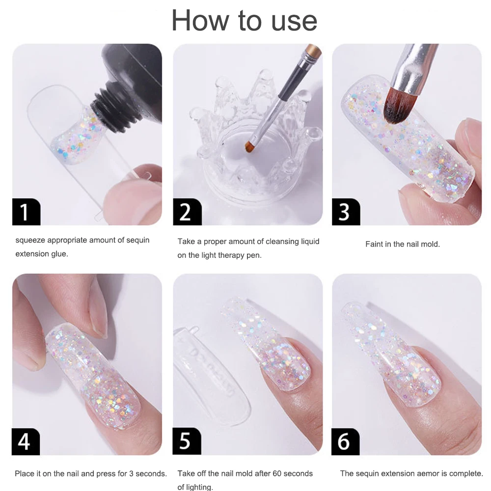 13pcs/Set Glitter Poly Nail Gel Extension 15ml Gel Polish All For Manicure Poly Builder Soak Off Nail Art Gel Nail Accessories enlarge