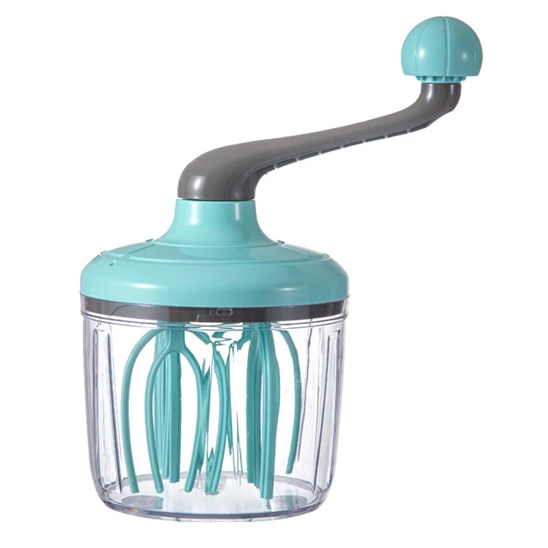 

1100ML Cream Butter Beater Manual Household Tool Semi Automatic Egg White Cream Cake Egg Hand Mixer Anti-slip Egg Beater