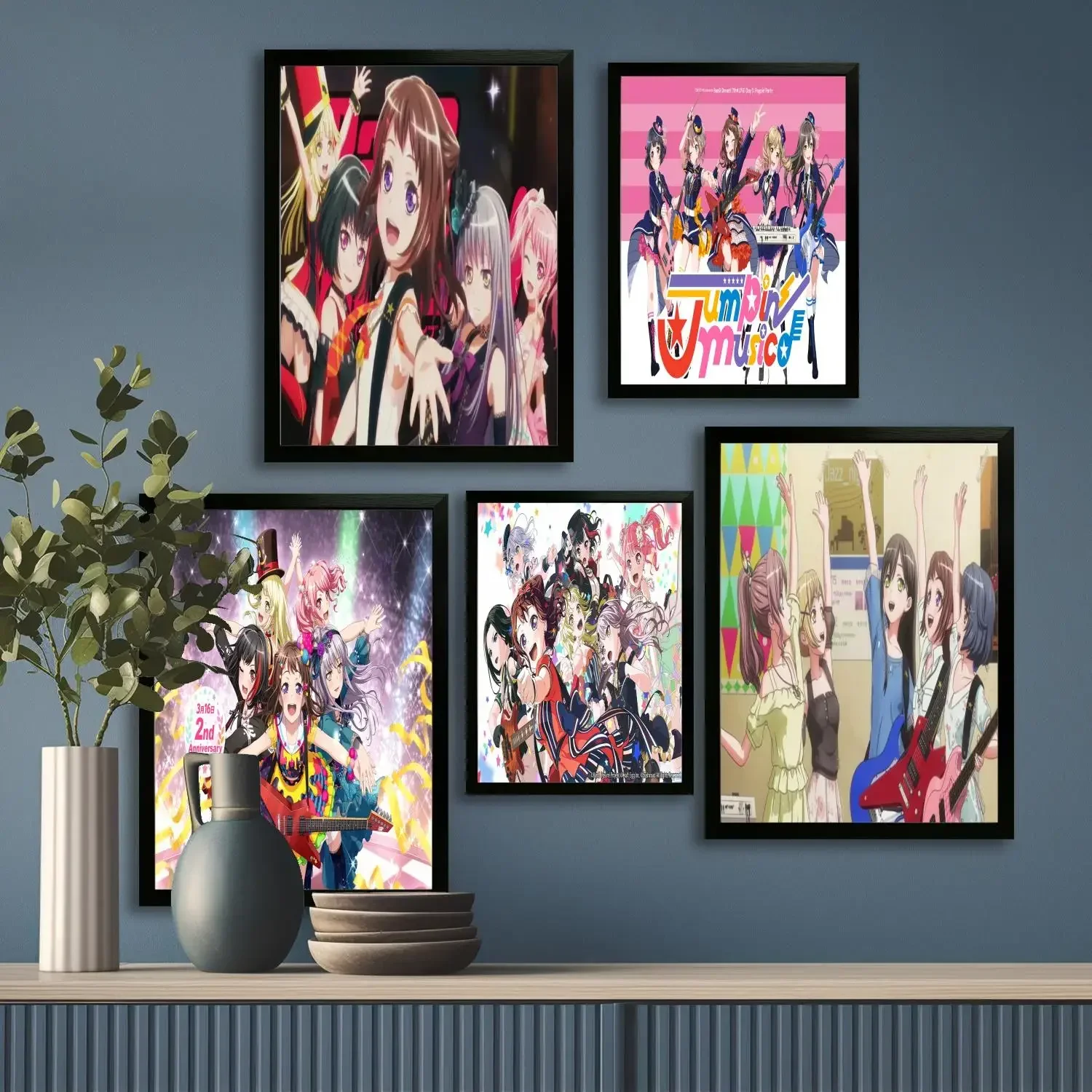 Холст с изображением Bang Dream настенное искусство печать современная семья декор