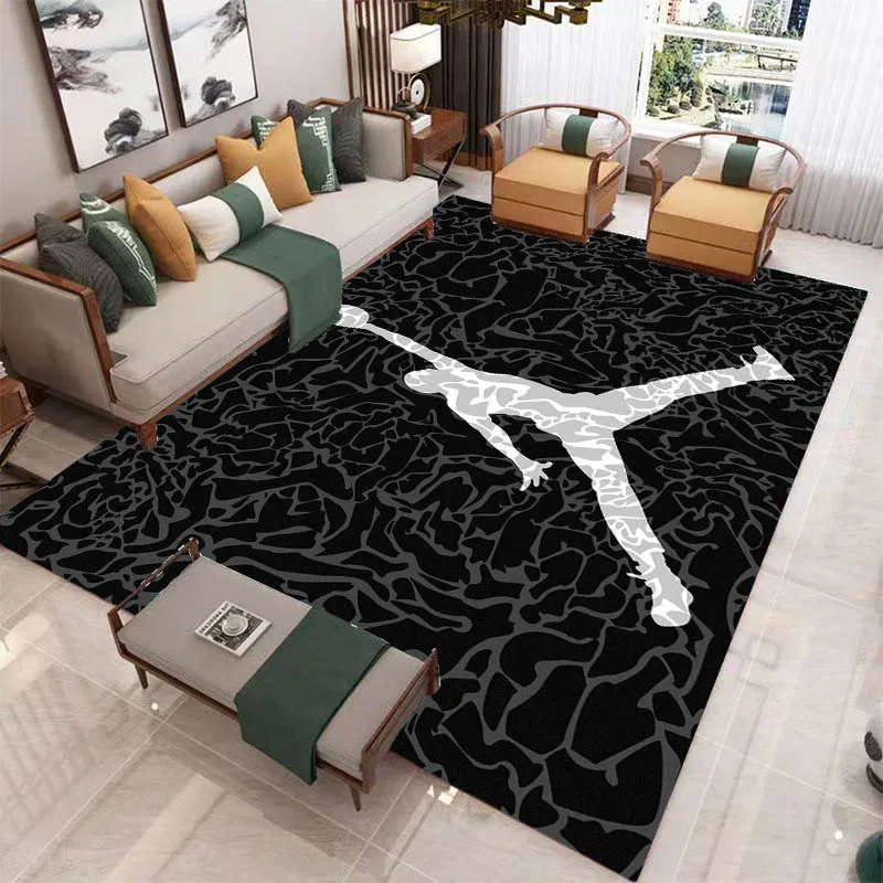 

Спортивный ковер с Баскетбольным принтом, нескользящий Детский ковер для игр в гостиной, спальне, подарок на день рождения