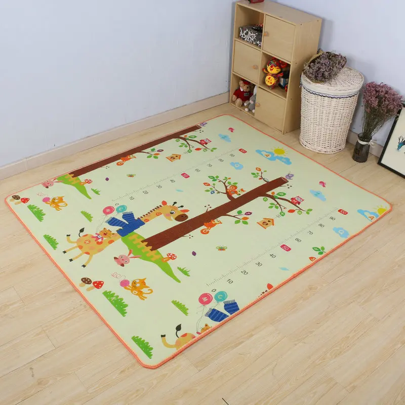 

0.5cm Baby Play Mat Soft Floor Game Carpet Toy Foam Developing Mats Double-sided A Cool Summer Carpet Won't Get Wet or Dirty