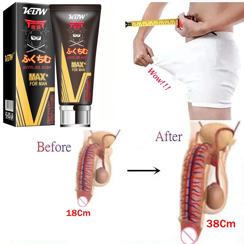 

60ML Penis Enlargement Cream Strong Man Massage Gel XXL Cream Increase Growth Size Bigger Extend Thickening Male Products Sex