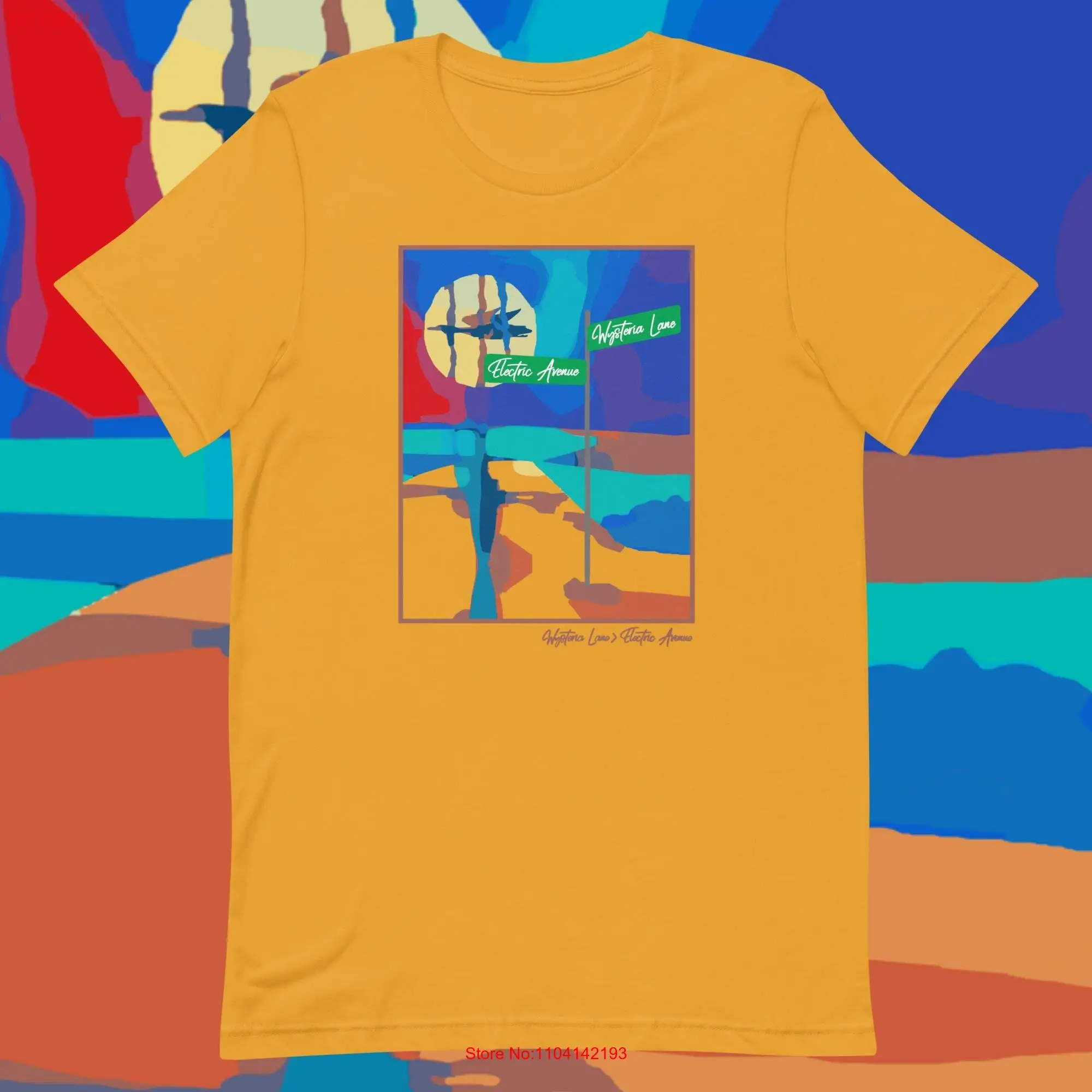 Рубашка с длинным или коротким рукавом Wysteria Lane Electric Avenue гусиной лентой