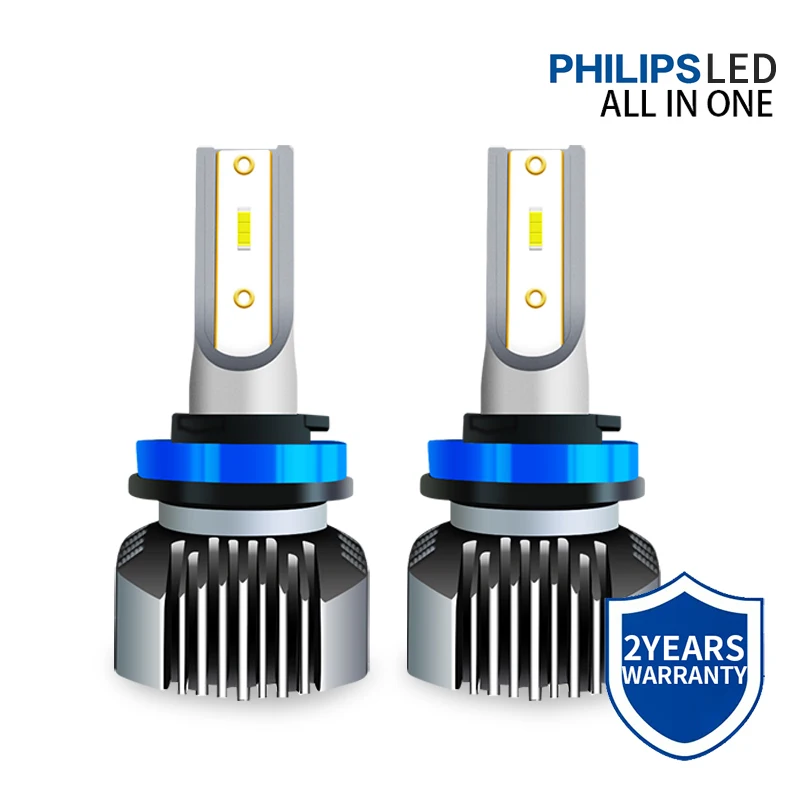 

2pcs 22000LM H7 Car Led Headlight H1 H3 H4 Philips LED Canbus H8 H9 H11 9005 HB3 9006 HB4 880 881 Bulb Automobiles Fog Light